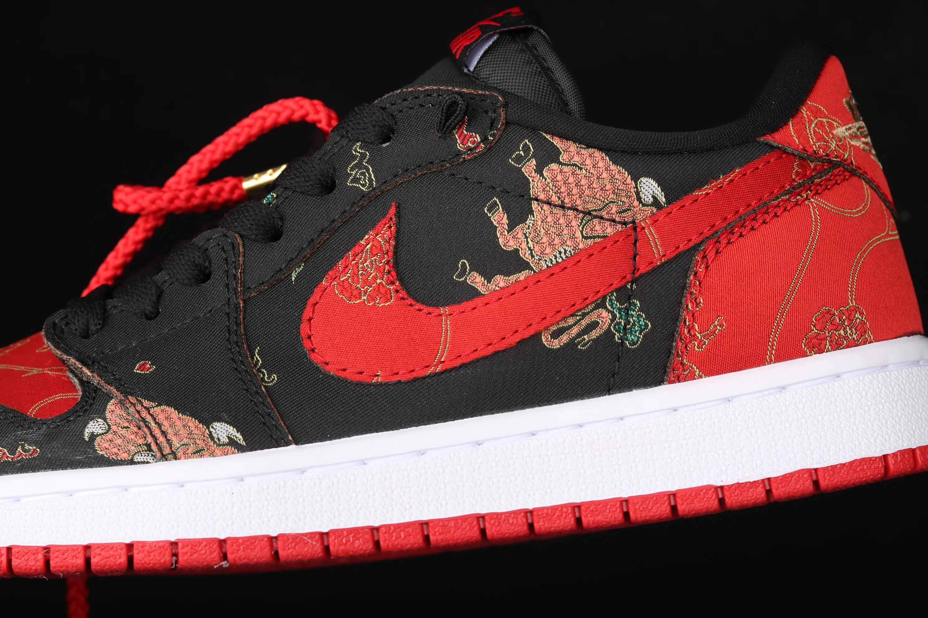 All categories Air Jordan Jordan series basketball shoes Air Jordan 1 Low Air Jordan 1 Low AJ1 Joe 1 Chinese red silk low-top cultural and leisure sports sneakers DD2233-001